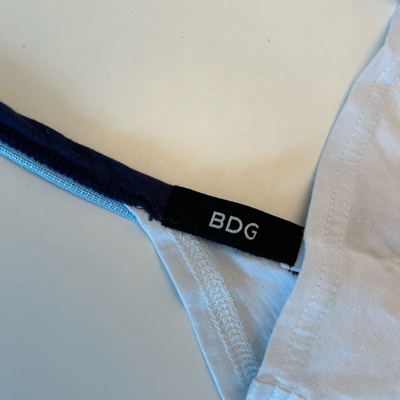 BDG Rainbow Halter Tie Back Crop Top - Picture 6 of 6